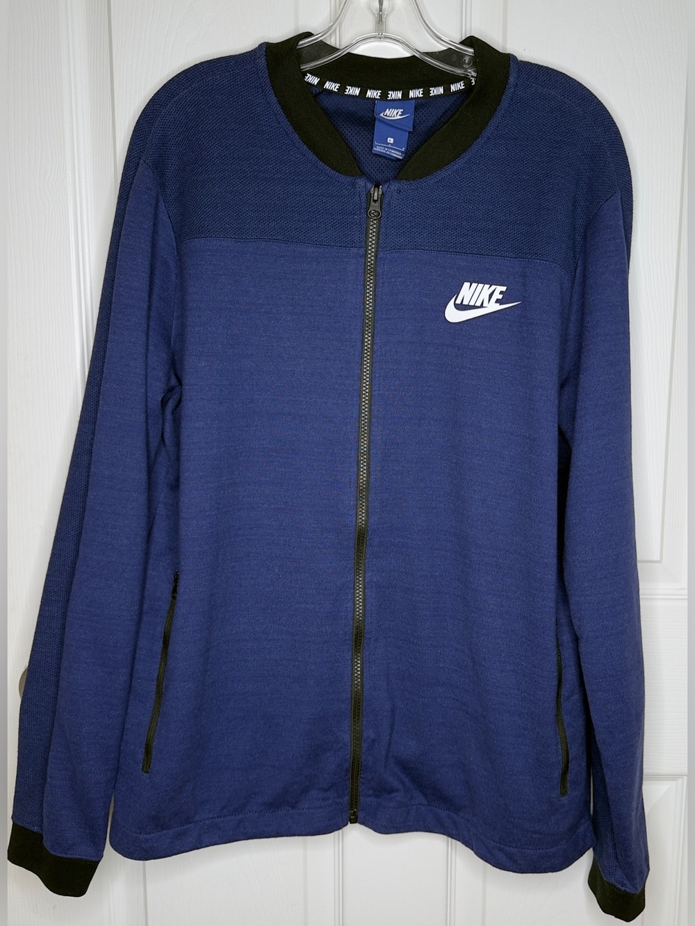 Nike Advance 15 Knit Track Jacket Squadron Blue Size Large